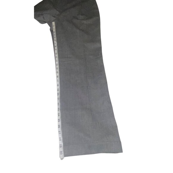 Rena Rowan Womens Gray Worsted Wool Sz 14 Flat Front Pleated Lined Dress Pants - Picture 3 of 14